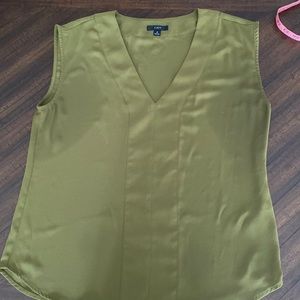 BOGO J. Crew sleeveless green blouse sz S
